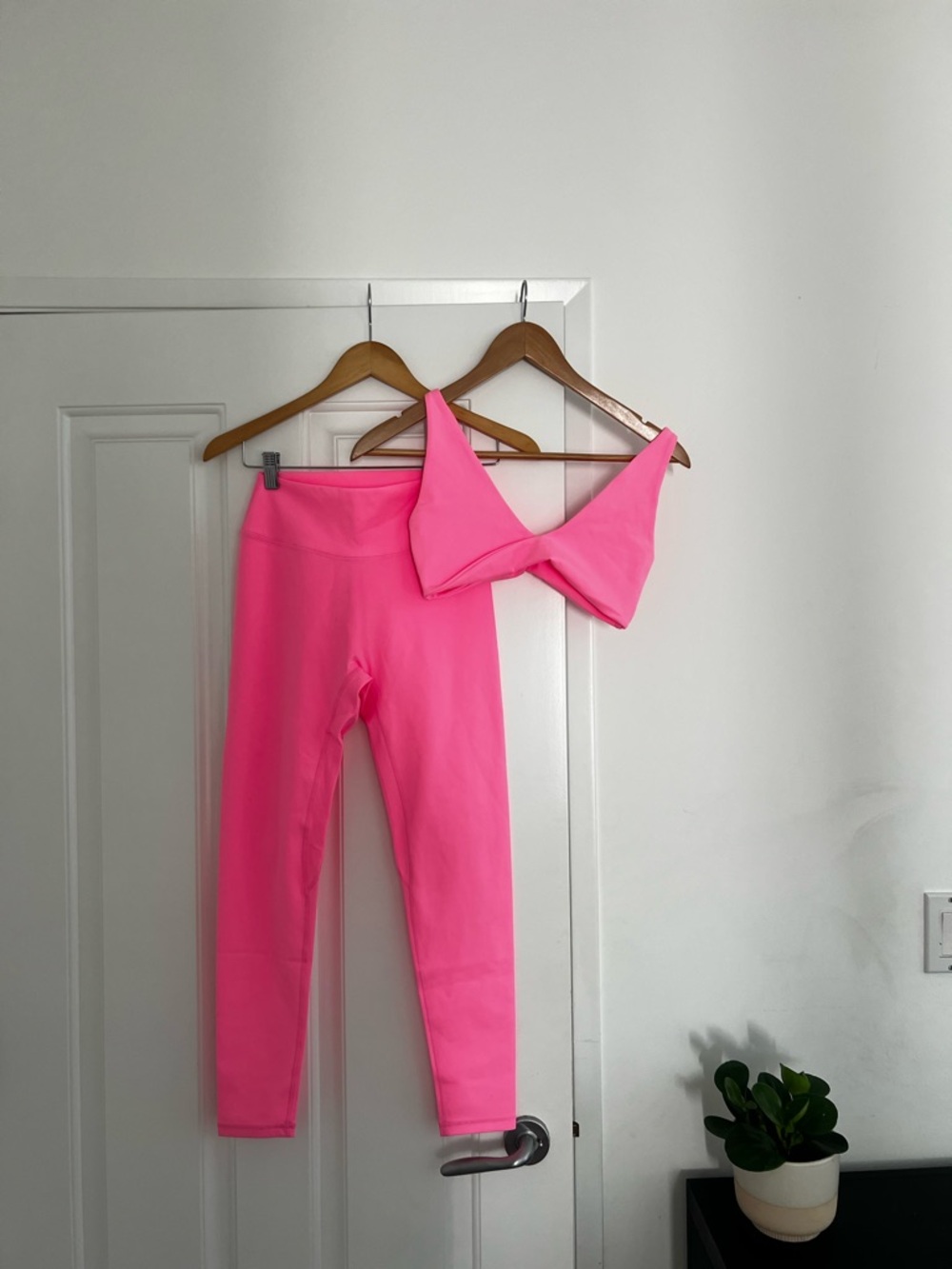 Neon Pink Active Two-Piece Set